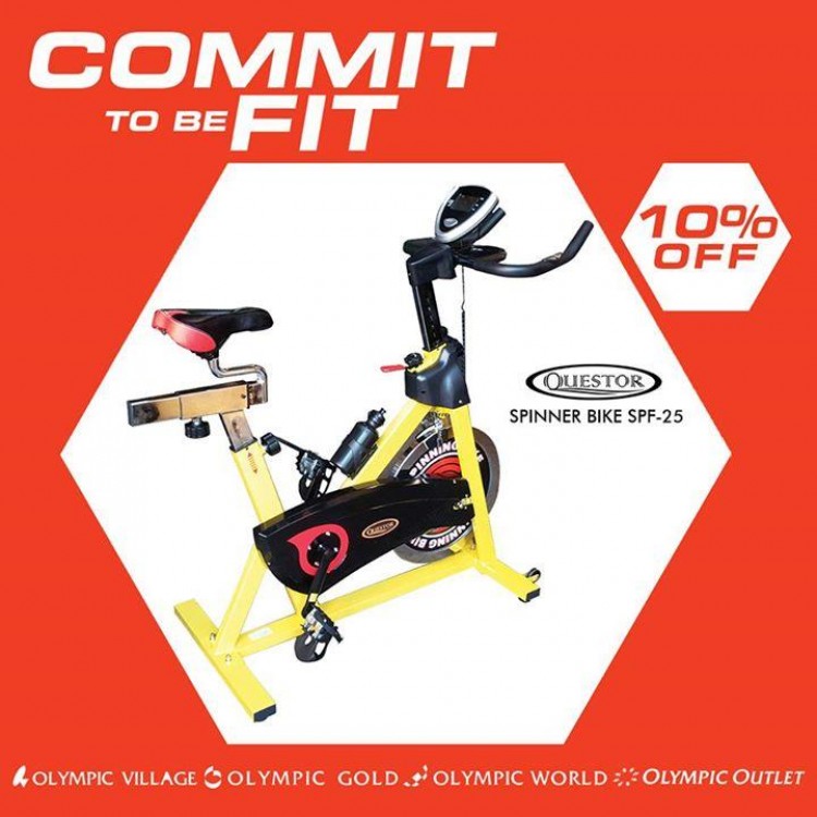 Questor Spinner Bike SPF 25 Promo at Olympic Village LoopMe