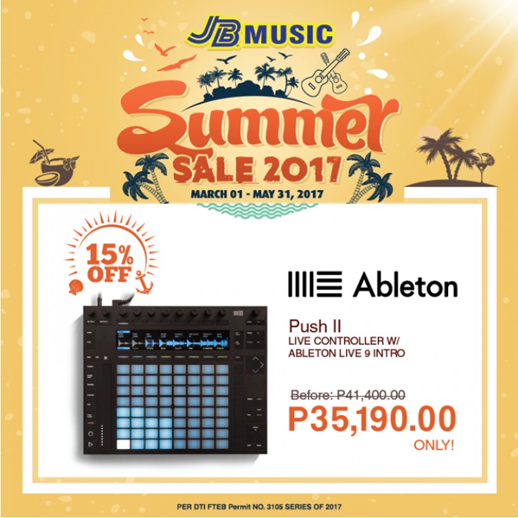 ableton push 2 digital controller sale at jb music loopme philippines