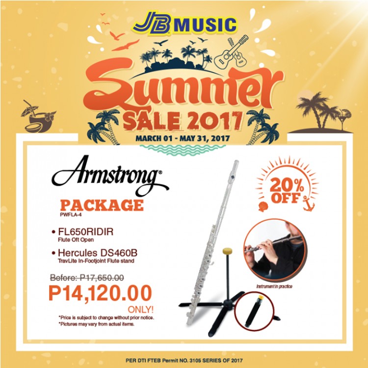 Armstrong FL650RIDIR Flute Package Sale at JB Music LoopMe Philippines