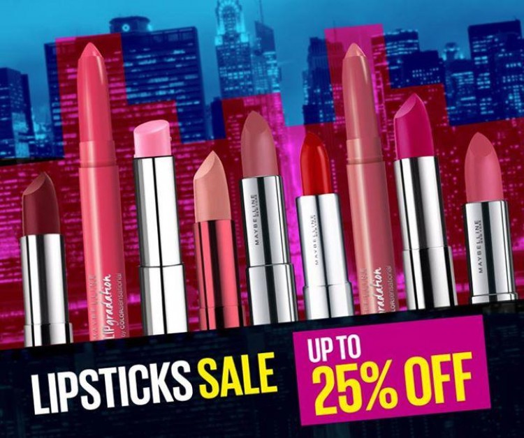maybelline lipstick sale