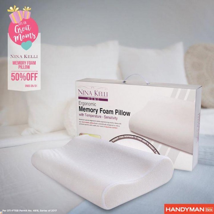 Nina Kelly Memory Foam Pillow Sale At Handyman Loopme Philippines