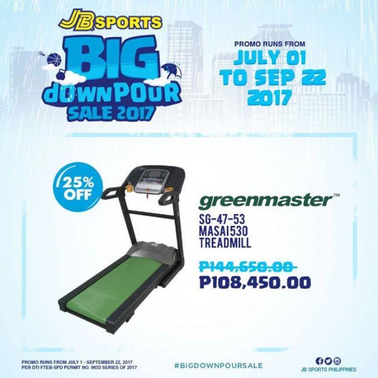 Greenmaster treadmill online