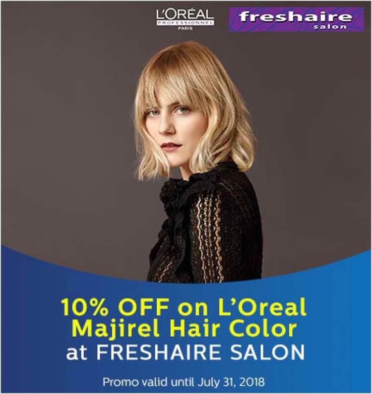 Freshaire Salon Promo by JCB | LoopMe Philippines Freshaire Salon Promo by JCB | LoopMe Philippines