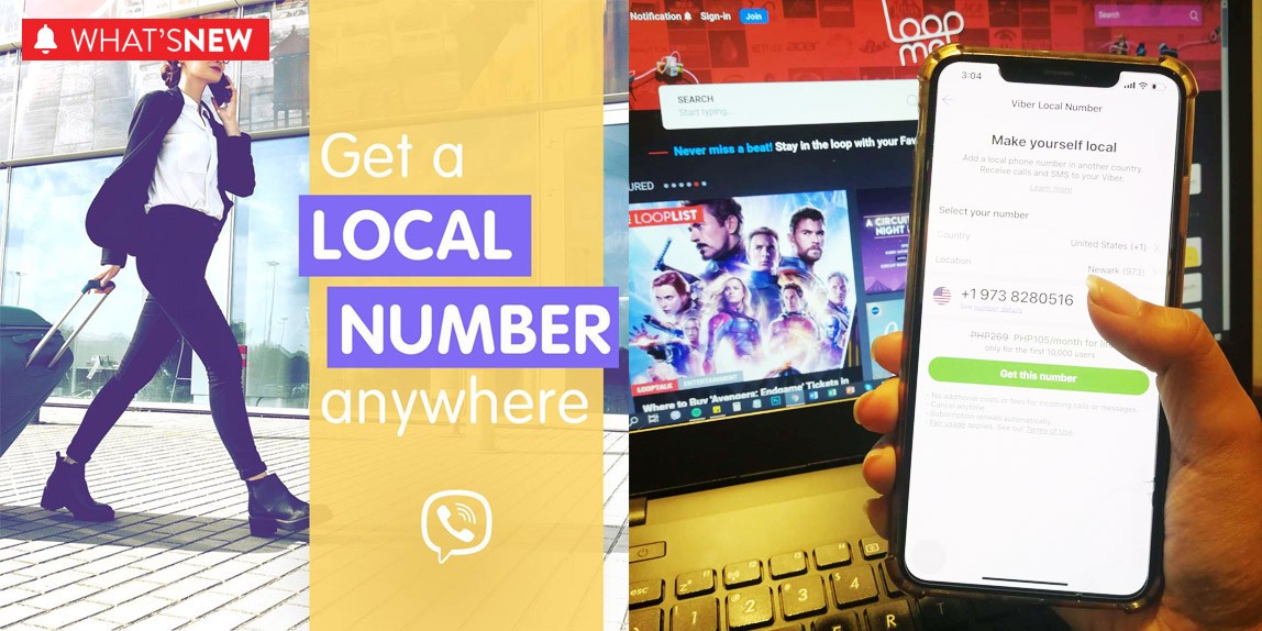 how to use viber local number