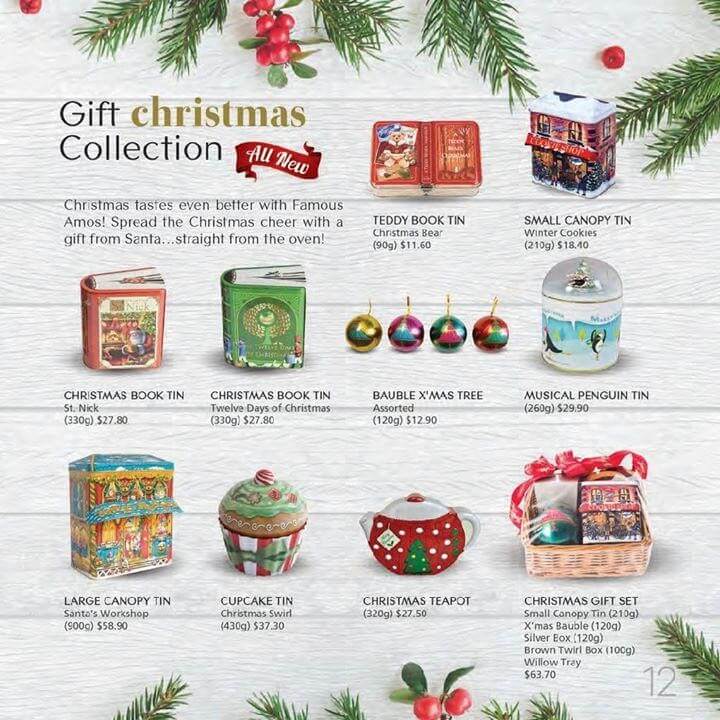 famous amos christmas collection loopme singapore famous amos christmas collection loopme singapore