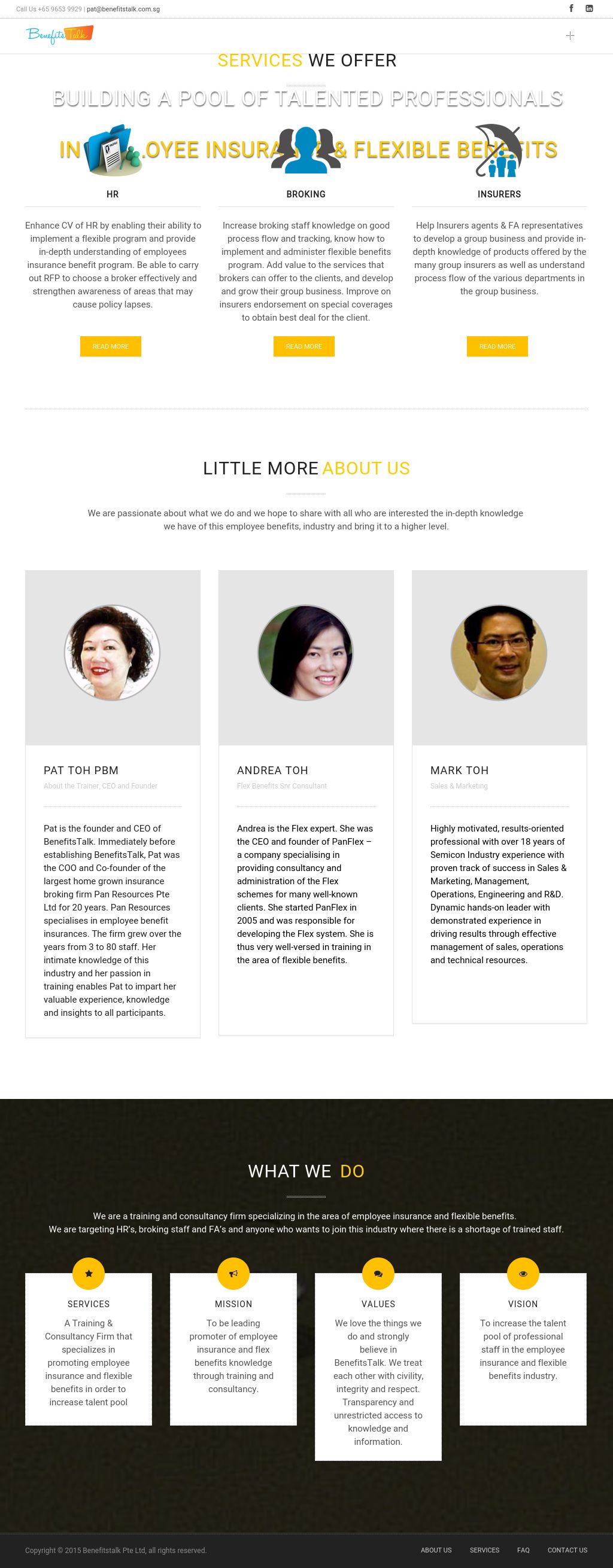 benefitstalk.com.sg - .SG Domain Names: Singapore Business Directory