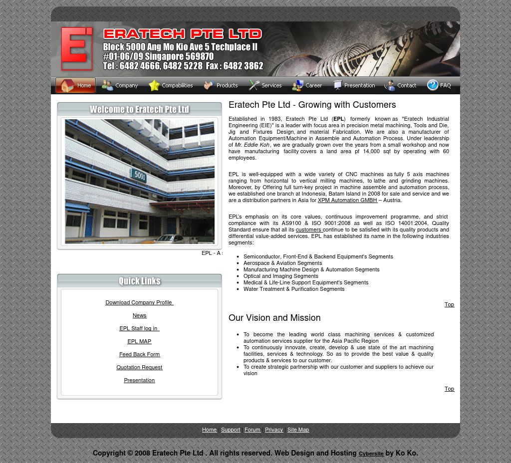 eratechprecision.com.sg - .SG Domain Names: Singapore Business Directory