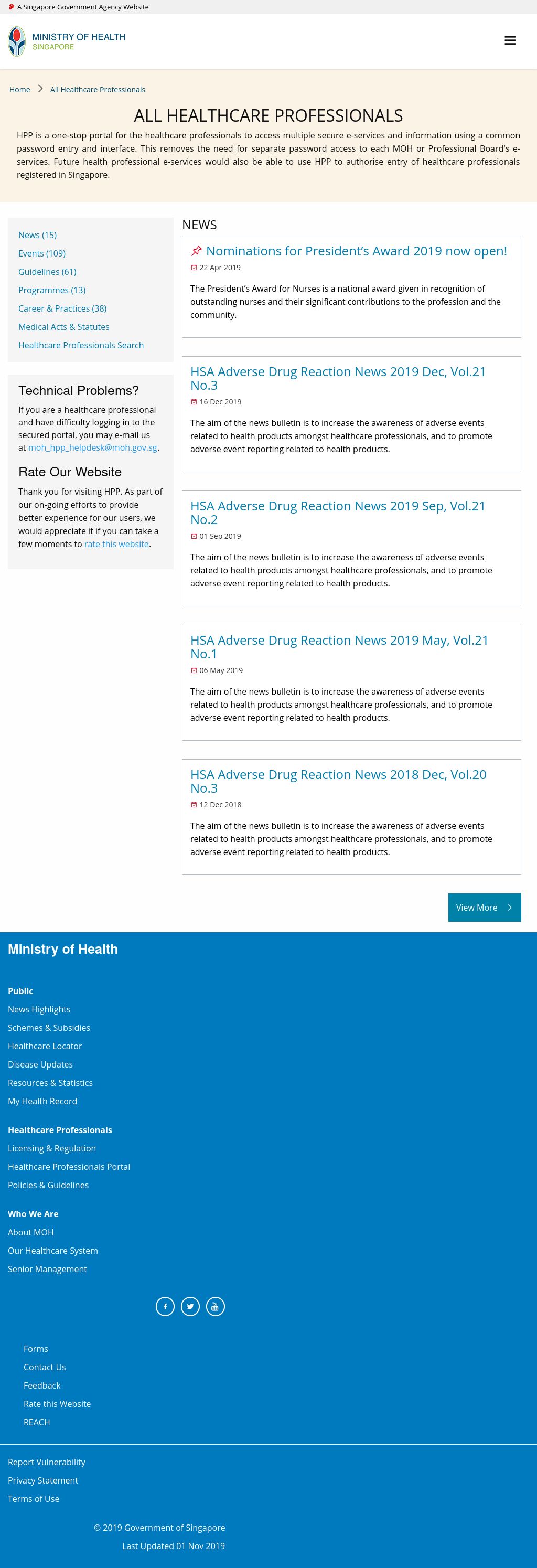 healthprofessionals.gov.sg .SG Domain Names Singapore Business Directory