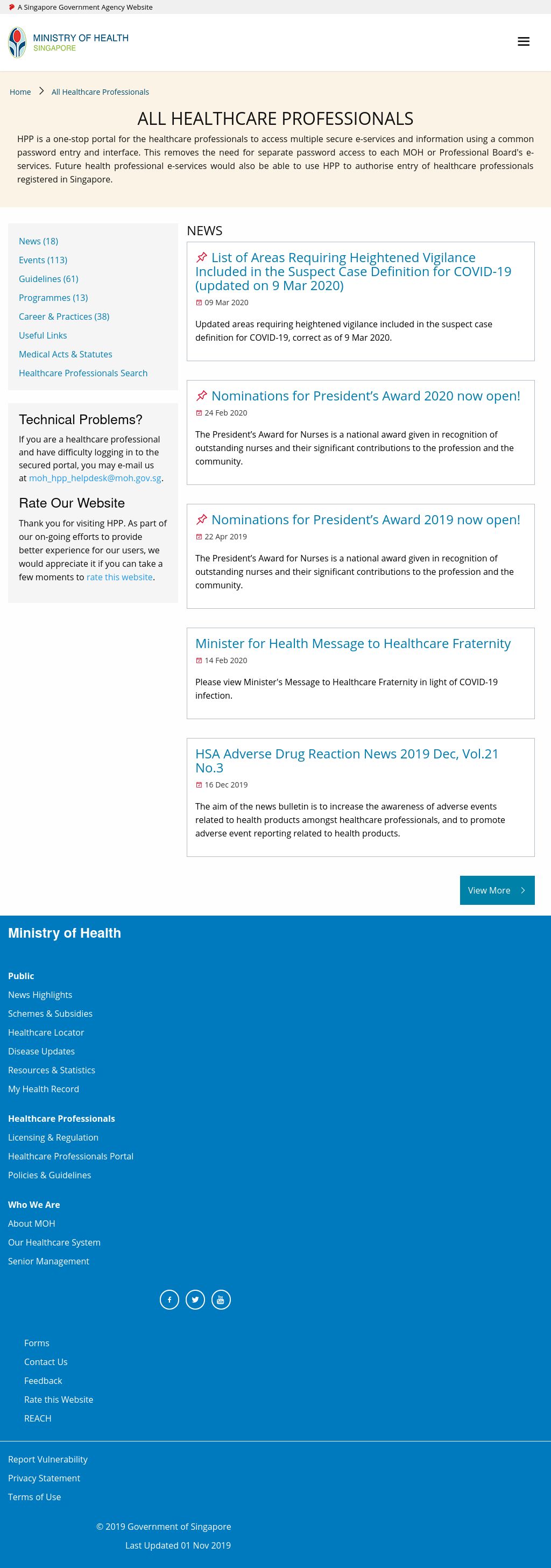 healthprofessionals.gov.sg .SG Domain Names Singapore Business Directory