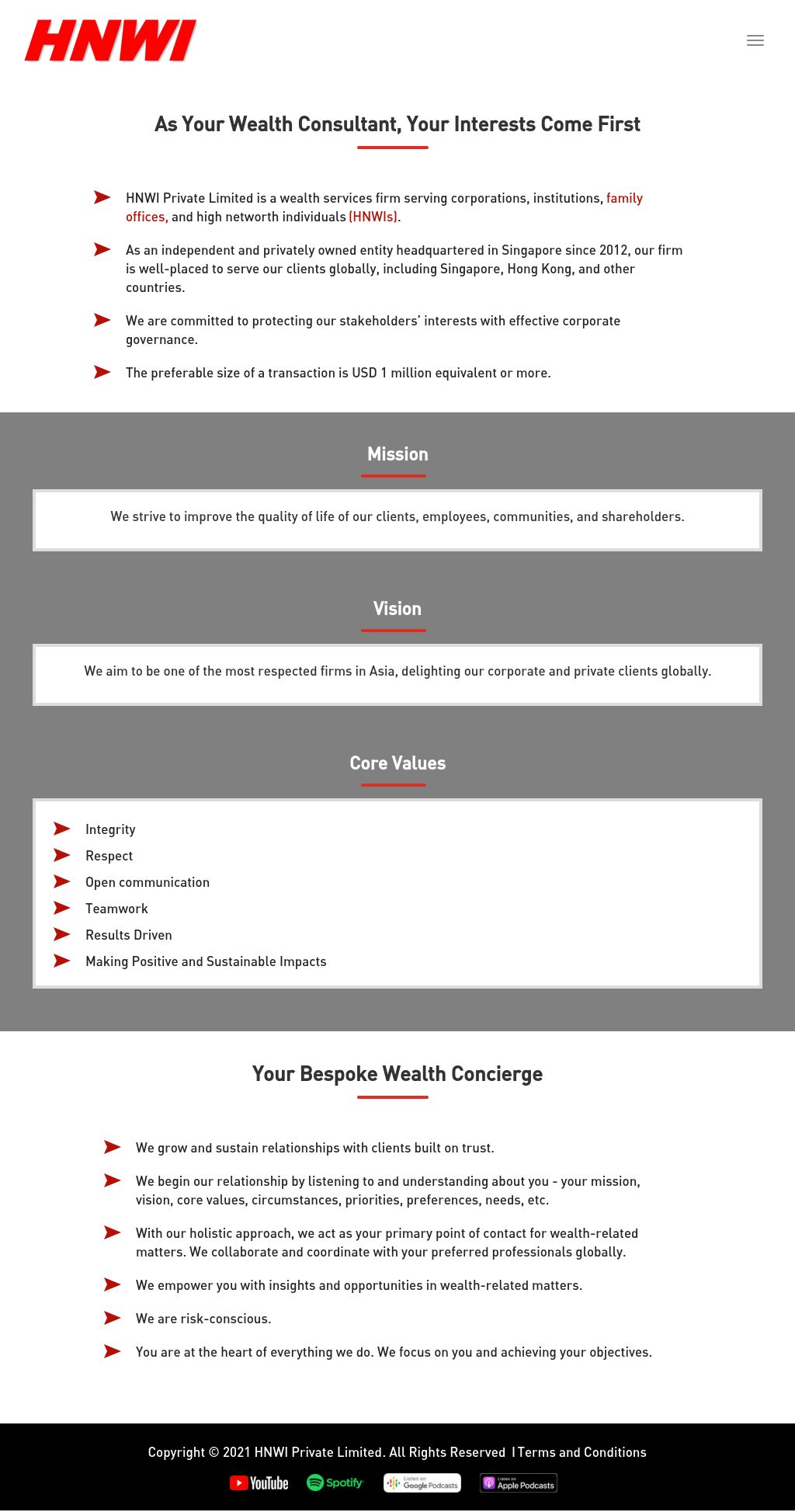 hnwi.com.sg - .SG Domain Names: Singapore Business Directory