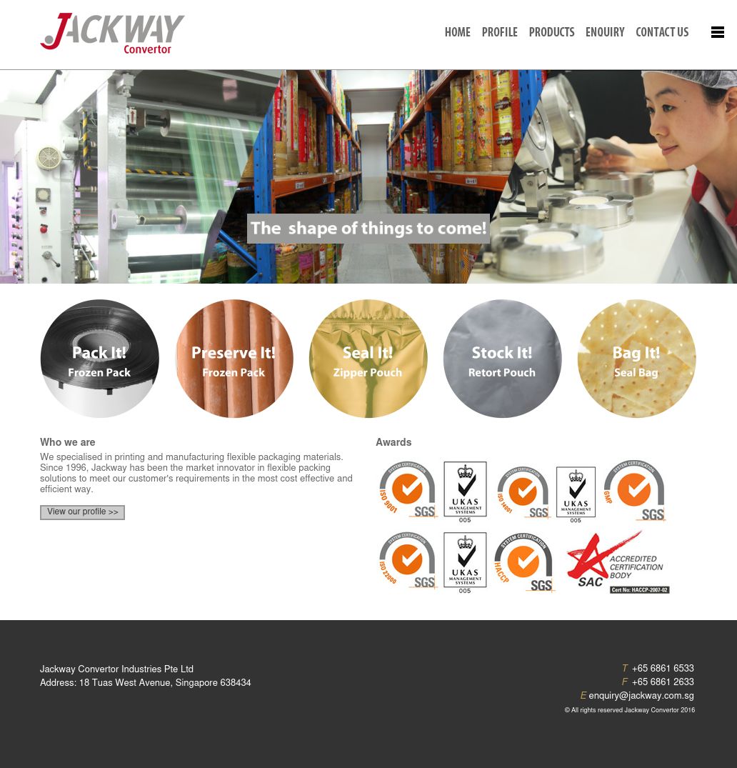 jackway.com.sg - .SG Domain Names: Singapore Business Directory