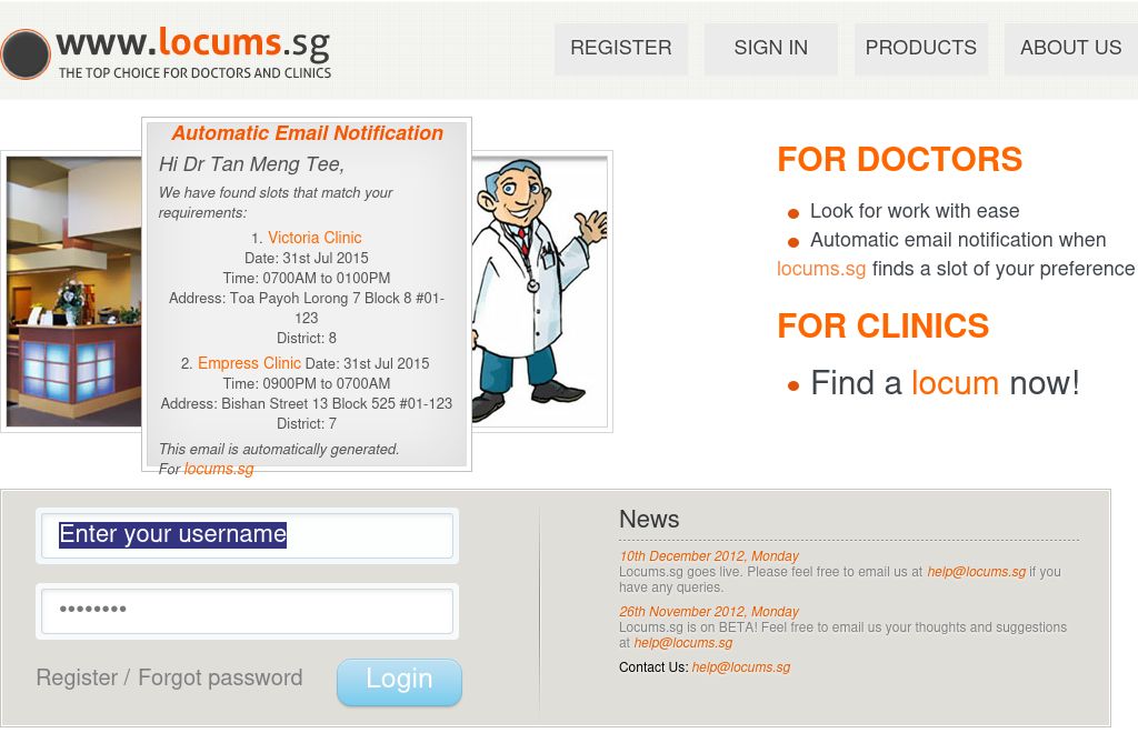 locums.com.sg - .SG Domain Names: Singapore Business Directory