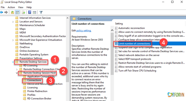 ARROWTRAN.COM 112020_0831_Hngdncuh12 Cấu hình cho phép nhiều User cùng Remote Desktop vào Windows Sever 2016 Allow Multiple Remote Desktop