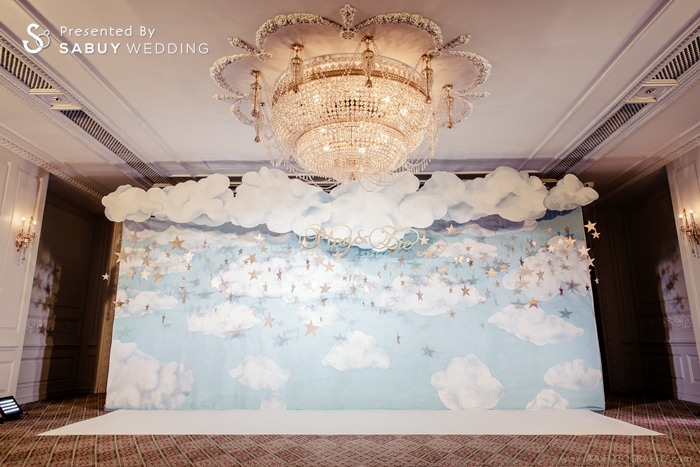 backdrop งานแต่ง,ตกแต่งงานแต่ง,ธีมงานแต่ง,สถานที่แต่งงาน,สถานที่จัดงานแต่งงาน รีวิวงานแต่ง You’re My Shining Star เธอคือแสงสว่างกลางใจ @Mandarin Oriental