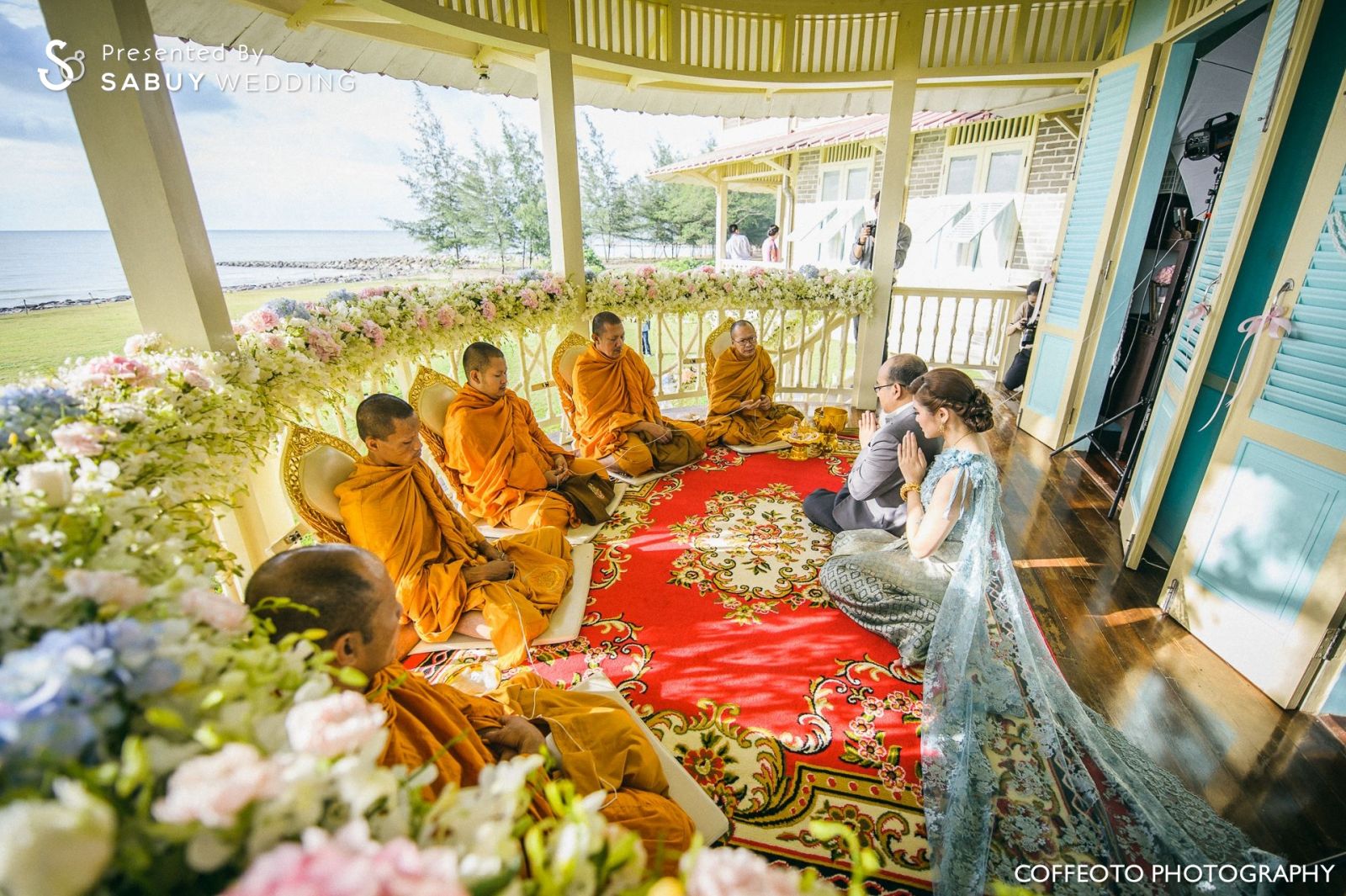 งานหมั้น,ชุดหมั้น,สถานที่แต่งงาน,สถานที่จัดงานแต่งงาน,ชุดไทย,พิธีแต่งงานแบบไทย,พิธีหมั้น,งานแต่งริมทะเล รีวิวงานแต่ง พิธีไทยอบอุ่น ริมทะเลหัวหิน ณ บ้านเจ้าพระยารามราฆพ