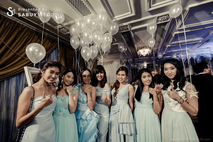 เพื่อนเจ้าสาว,ชุดเพื่อนเจ้าสาว,ลูกโป่ง,ตกแต่งงานแต่ง รีวิวงานแต่ง You’re My Shining Star เธอคือแสงสว่างกลางใจ @Mandarin Oriental