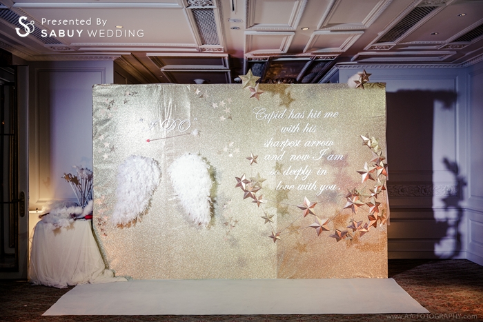 backdrop งานแต่ง,ตกแต่งงานแต่ง,ธีมงานแต่ง รีวิวงานแต่ง You’re My Shining Star เธอคือแสงสว่างกลางใจ @Mandarin Oriental