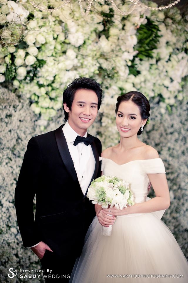 เจ้าบ่าว,เจ้าสาว,งานแต่งงาน ชุดเจ้าสาวอวดไหล่สวย