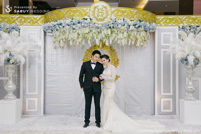 บ่าวสาว,ชุดบ่าวสาว,ชุดเจ้าสาว,ชุดเจ้าบ่าว,backdrop งานแต่ง,ตกแต่งงานแต่ง,จัดดอกไม้งานแต่ง,รูปงานแต่ง รีวิวงานแต่งฉบับ Happy Bride @Grand Fourwings