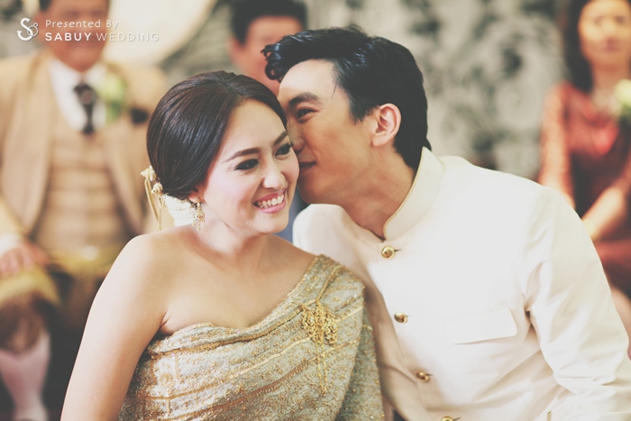 พิธีหมั้น,งานหมั้น,ชุดหมั้น,ชุดไทย รีวิวงานแต่ง พิธีไทยจัดเต็ม ปาร์ตี้ริมทะเลหัวหินสบายๆ