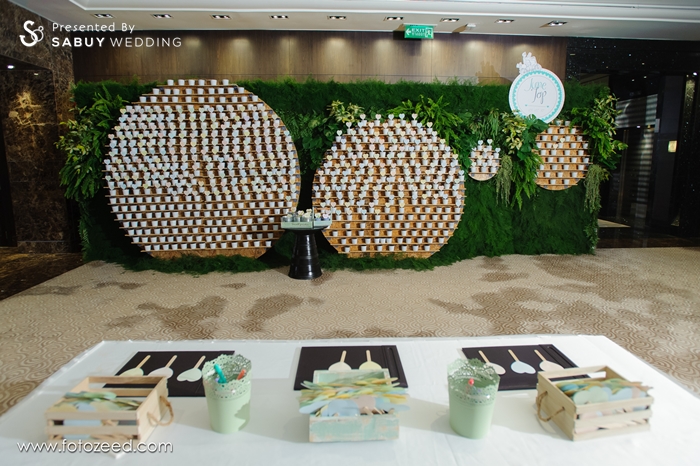 backdrop งานแต่ง,ตกแต่งงานแต่ง,ธีมงานแต่ง รีวิวงานแต่ง หมั้นเฮฮากับหมีแพนด้า ธีมรักคือการให้ @Sofitel Sukhumvit