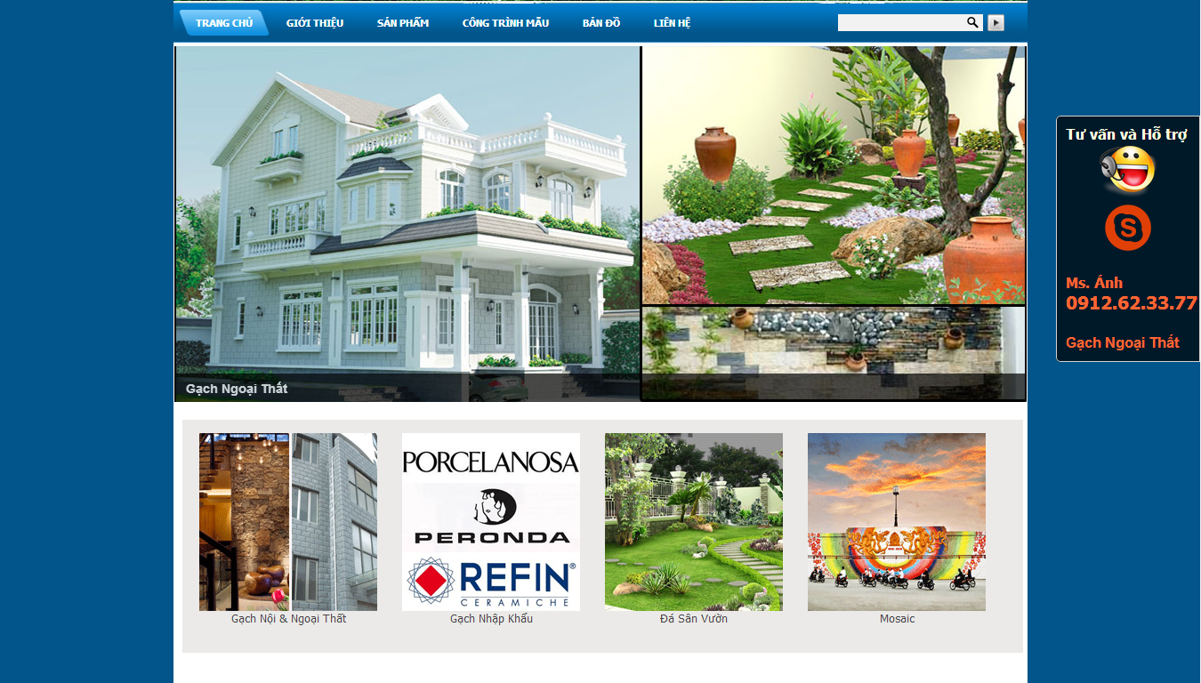 thiết kế web xây dựng giá rẻ