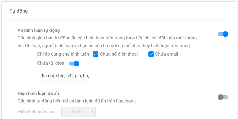 Phần mềm ẩn Comment trên Facebook