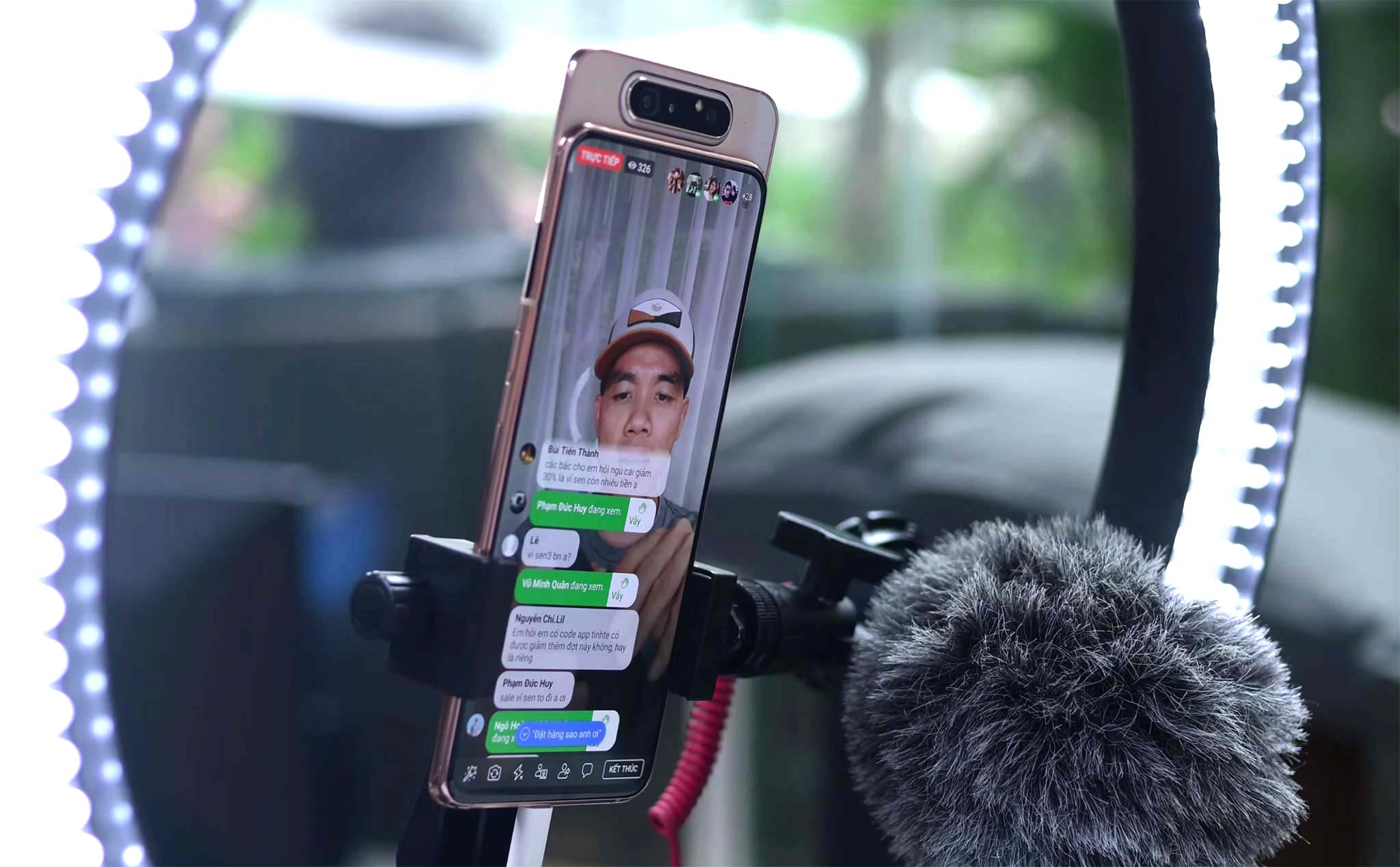 live stream fb bằng điện thoại