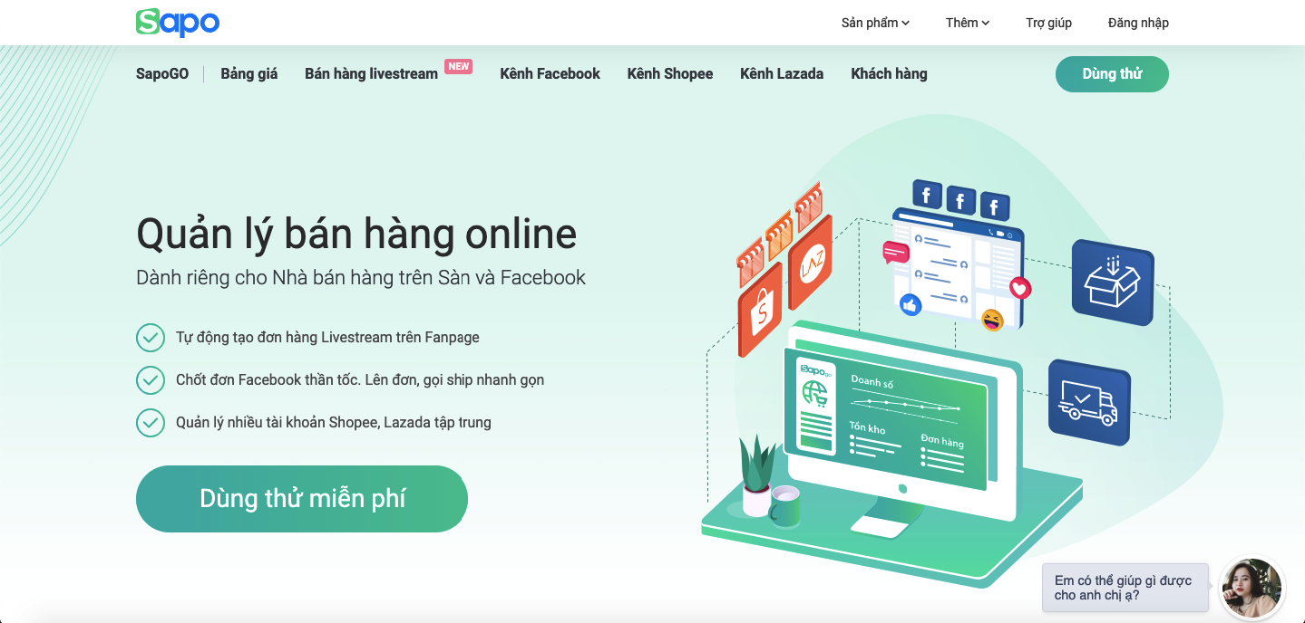 phần mềm bán hàng online tốt nhất