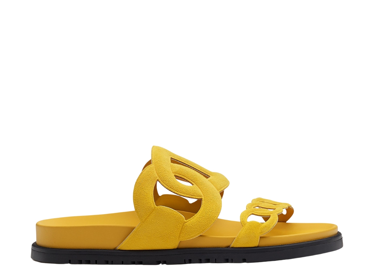 HM 26S EXTRA SANDAL IN NUDE CALFSKIN AND SUEDE
