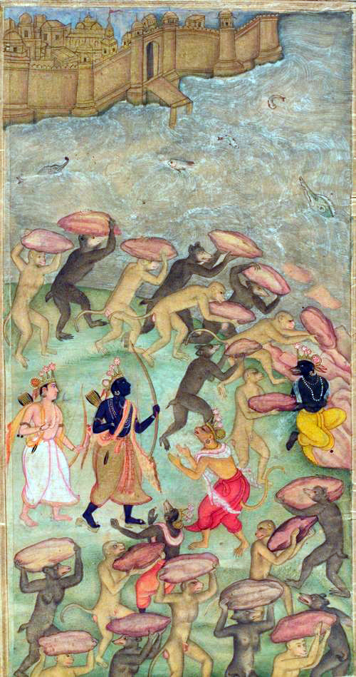 Eight exquisite Mughal miniatures of the Ramayana commissioned by