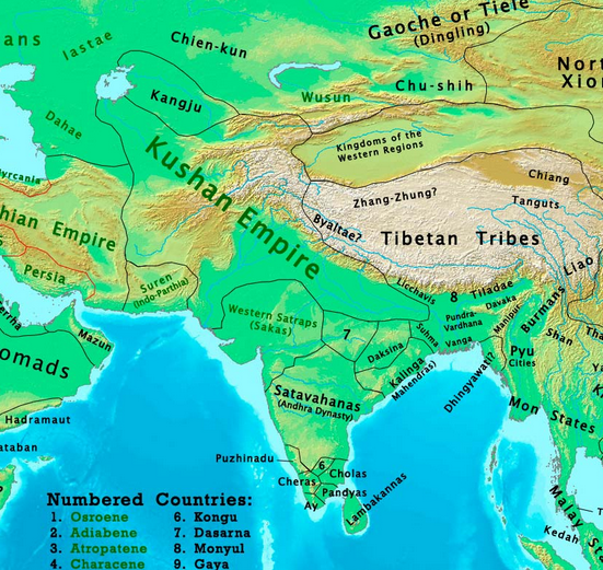 India Map In 1600 Century The Changing Map Of India From 1 Ad To The 20Th Century