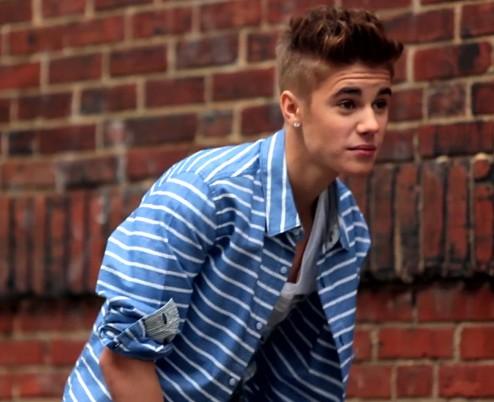blue justin bieber shirt