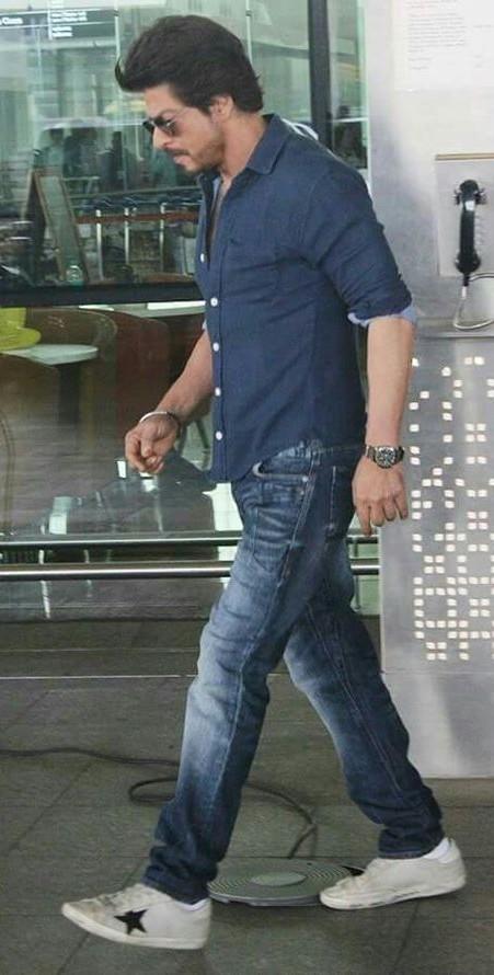 Shop Shahrukhkhan Jeans Outfit Shirt Shoes On Seenit 24871