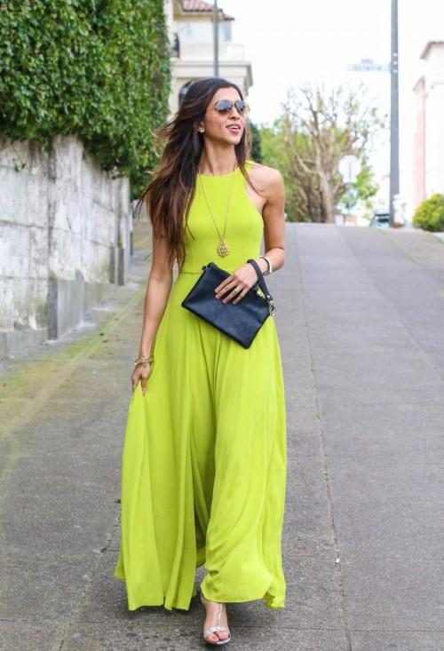 lime green maxi