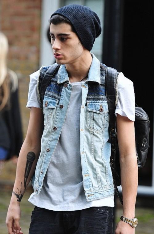 zayn malik denim jacket