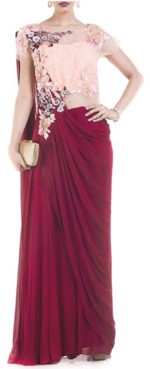 Need a similar saree gown - SeenIt