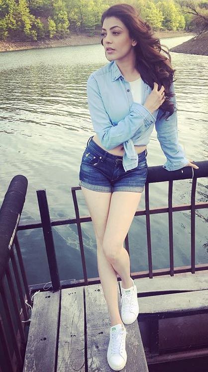 Yay or Nay ? Kajal Aggarwal in this denim on denim outfit - SeenIt