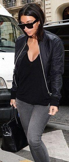 kim kardashian grey jeans