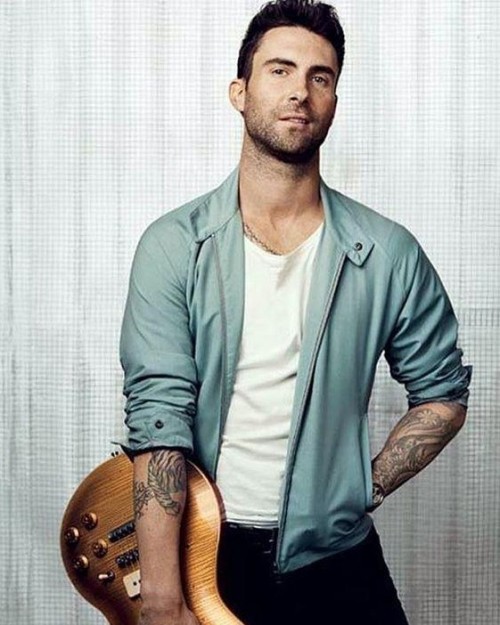 adam levine jean jacket