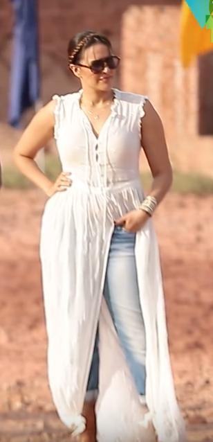 white maxi top