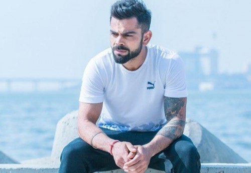 virat kohli white t shirt
