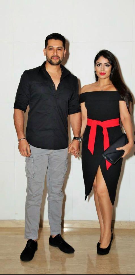 black shirt cargo pants