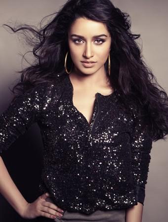 black shimmer top