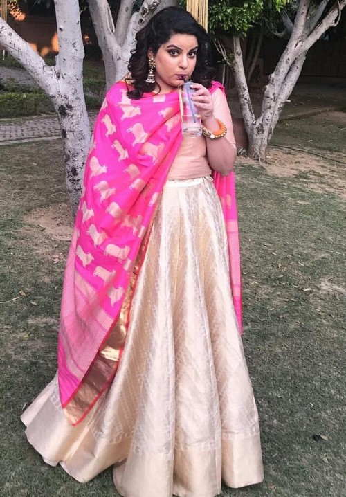 long skirt with top and dupatta