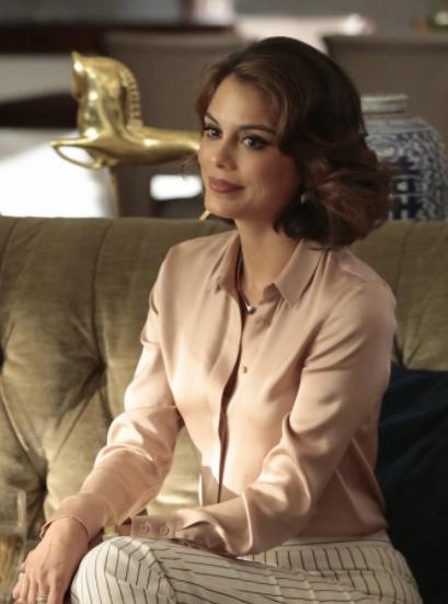 satin shirt outfit
