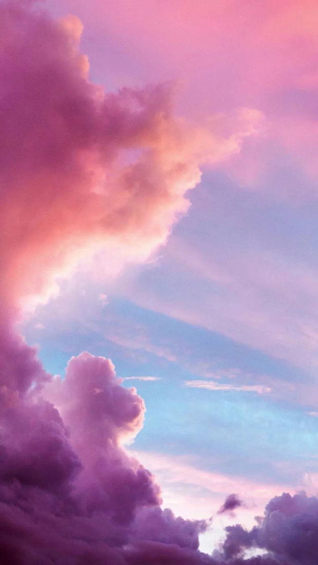 pink and blue free wallpaper by ulauncher