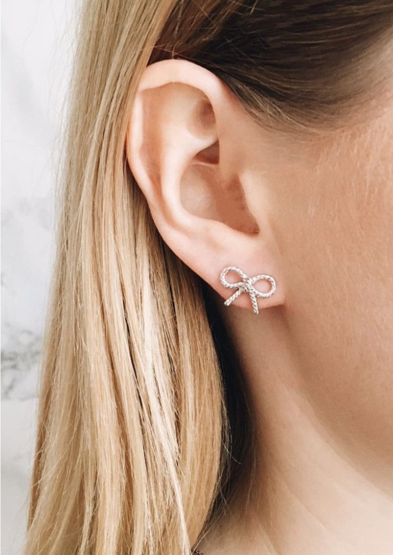 Olivia-Burton-Vintage-Bow-Earrings-in-Silver-2