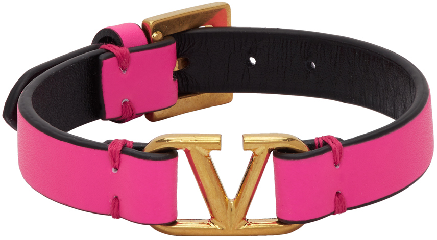 valentino-pink-valentino-garavani-vlogo-bracelet