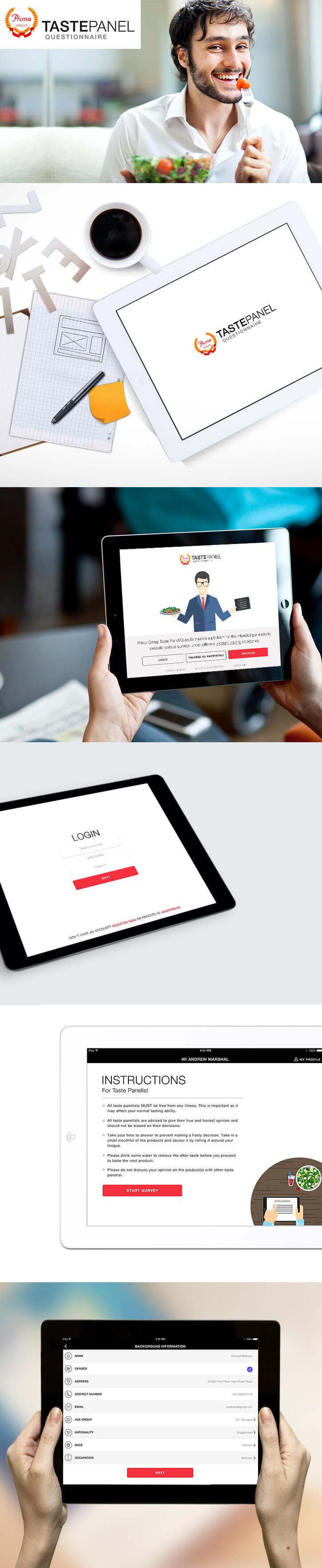 Prima Survey iPad App